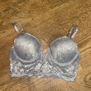 Silver bralette size small